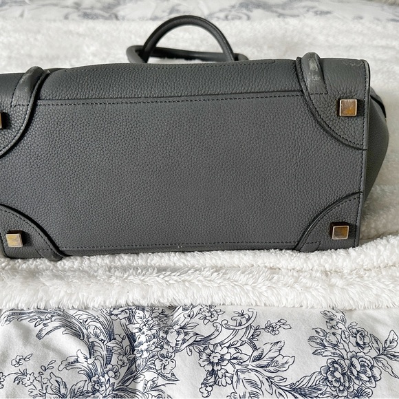 MICRO LUGGAGE HANDBAG IN BABY DRUMMED CALFSKIN - Picture 3 of 5